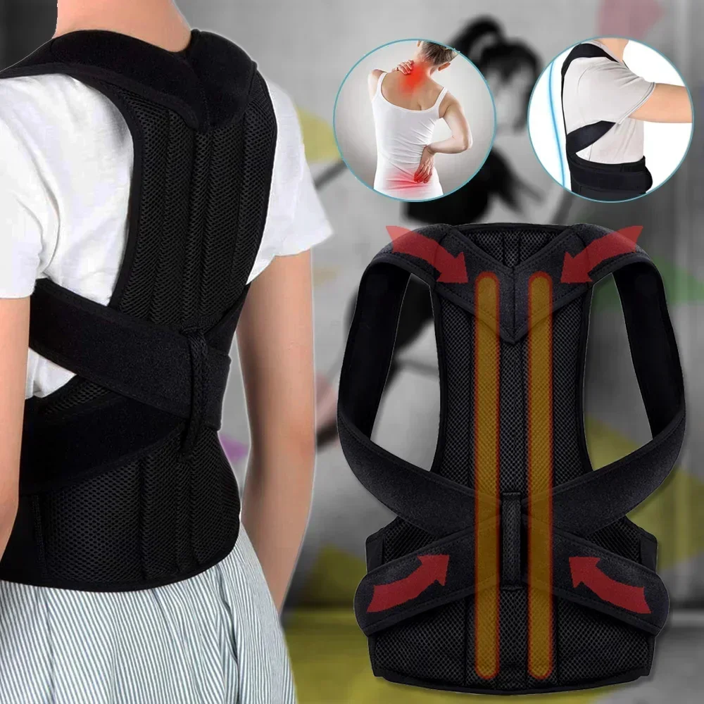 Male And Female Back Posture Corrector Shoulder Posture Corrector With Waist Support Used To Improve Posture ﻿