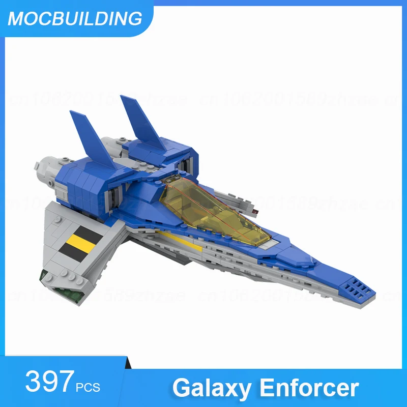 MOC Building Blocks Galaxy Enforcer Model DIY Assemble Bricks Classic Space Series Educational Creative Xmas Toys Gifts 397PCS