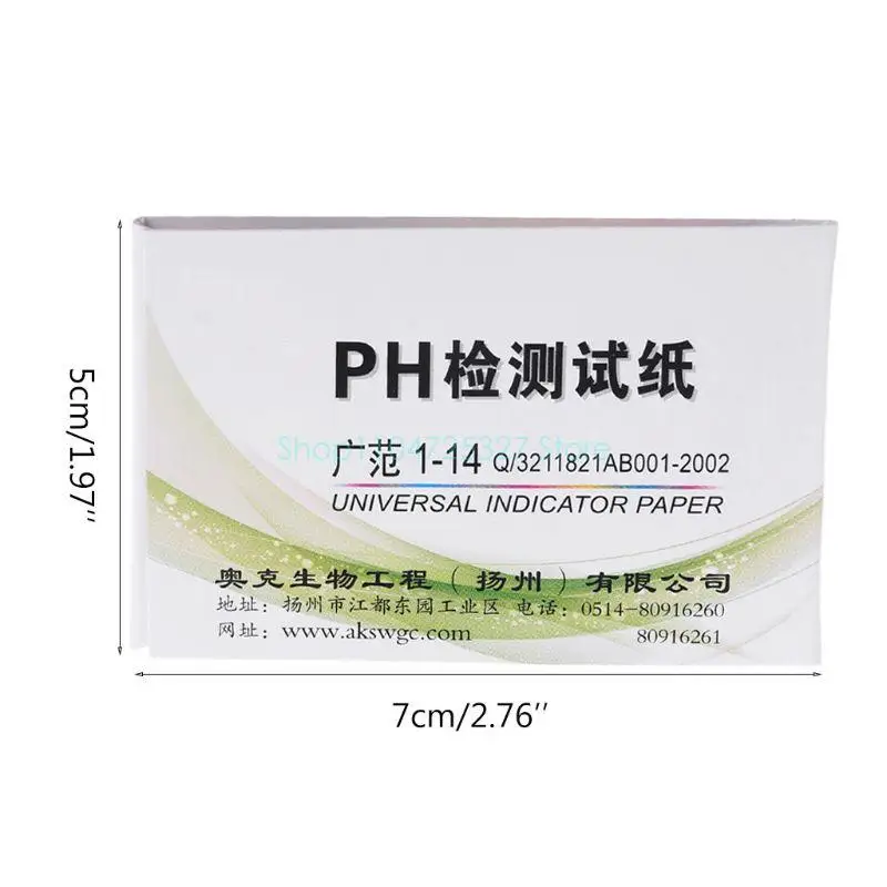 80 PCS Aquarium Ph Test Strip Fish para prueba tanque Resultado preciso Readin