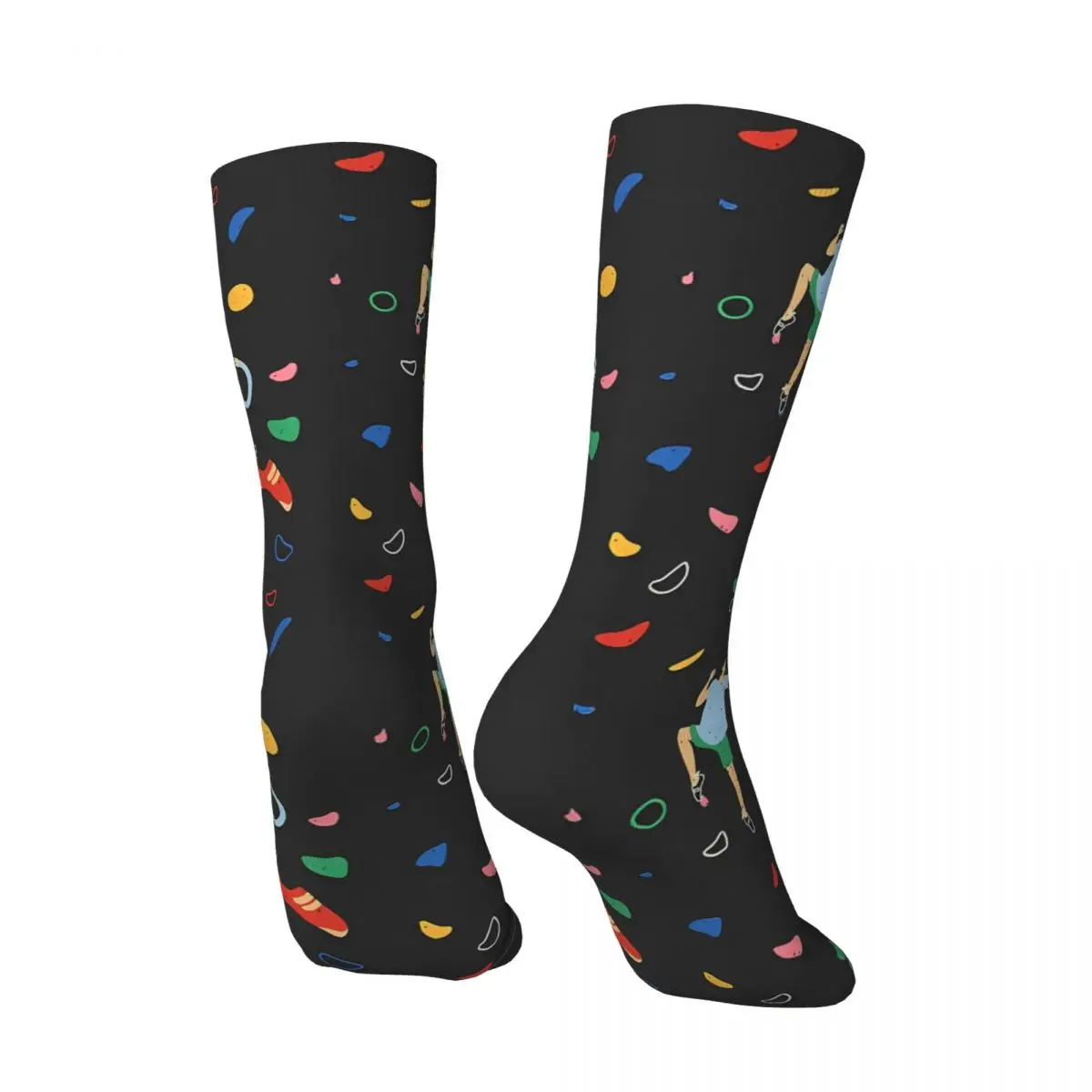 Bouldering Rock Climbing Wall Socks Climber Fashion Stockings Men High Quality Climbing Socks Autumn Pattern Anti Skid Socks