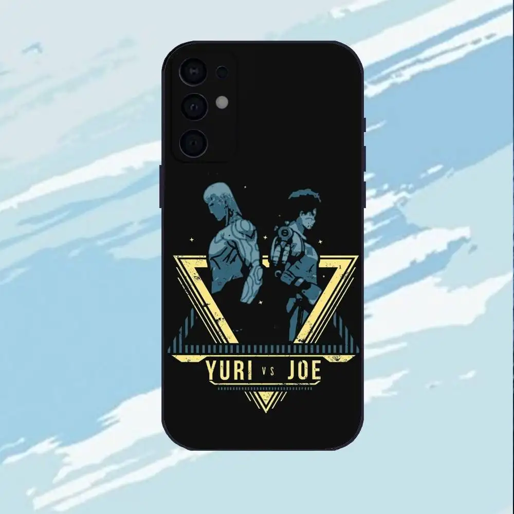 Etui na telefon Anime M-Megalo Box do Samsunga S25, S24, S23, S22, S21, S20, Plus, Lite, miękka czarna obudowa