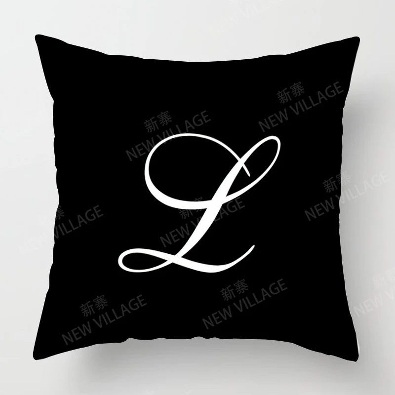 Nordic fall home decor autumn throw pillow case sofa Cushion cover velvet modern 45x45cm 45*45 50x50 60x60 40x40 50*50 letter