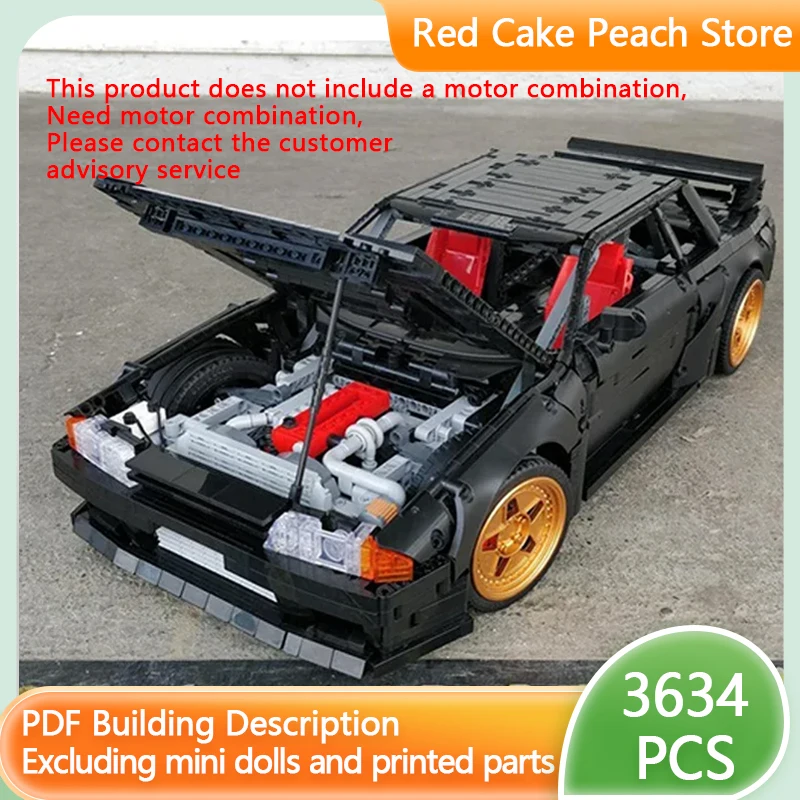 

Speed Racing Car Model MOC Building Bricks R32 GTR Top Tier Sports Car Modular Technology Children Holiday Gifts Assemble Toys