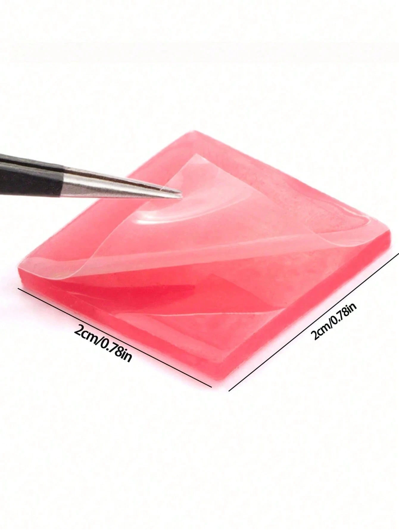 20/50pcs 2x2cm diamant peinture accessoires colle argile cire boue Simple artisanat diamant point de croix peinture accessoires outils