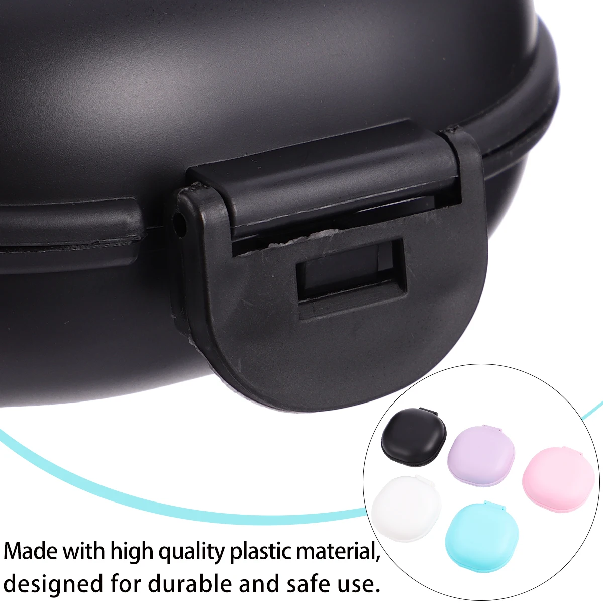 

5Pcs Waterproof Soap Box Plastic Leak Proof Compact Portable Soap Container for Travel Home Bathroom Use