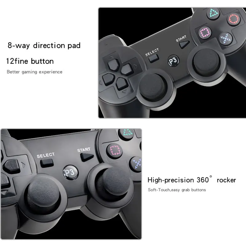 Voor PS3-controller Ondersteuning Bluetooth draadloze gamepad voor Play Station 3-joystickconsole voor PS3-controle voor pc