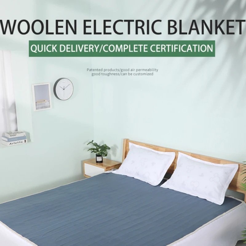 Smart Warm Blanket Electric Heated Blanket EU 220V Electric Blanket Double Manta Electrica Heating Blanket Carpets Heated Mat