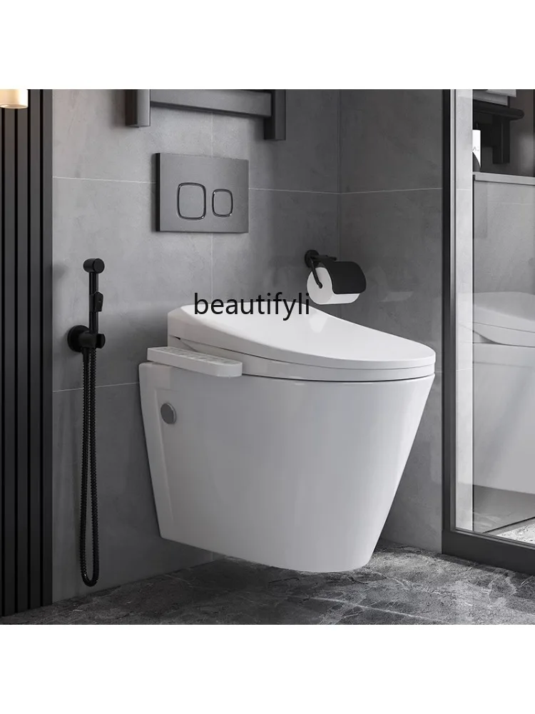 Wall-Mounted Embedded Wall Drainage Toilet Household Hidden Water Tank Hanging Toilet Smart Wall-Mounted Toilet