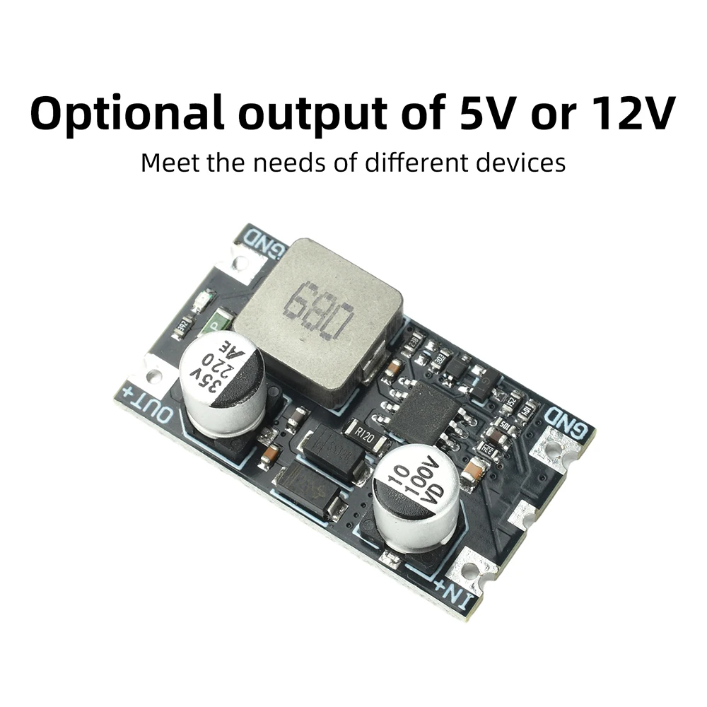 DC-DC Step Down Power Supply Module 2.5A DC 11-100V to 5V/12V Mini Buck Board Converter Multifunction High Voltage Regulator