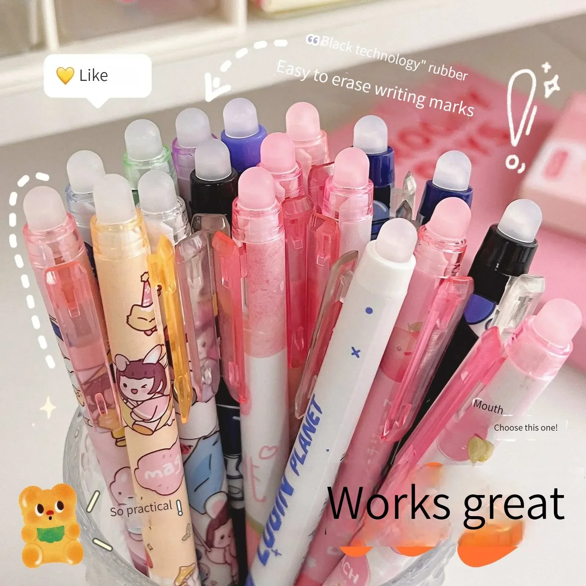 Stationery Supplies Kawaii Kawaii School Supplies Gel Pens Cute Stationery Back To School Office Accessories