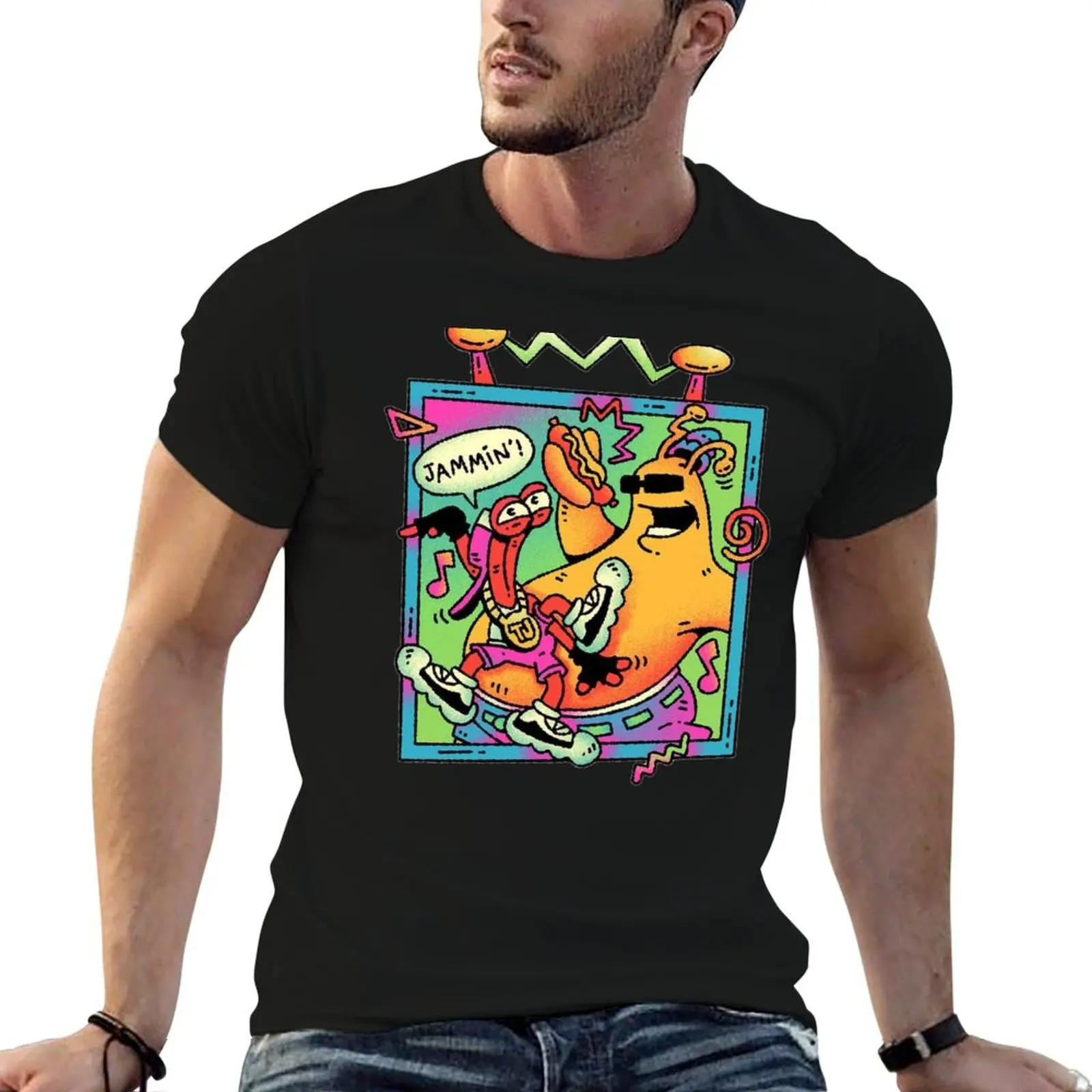 ToeJam & Earl T-Shirt Plus Size Quick Dry Sports Tee