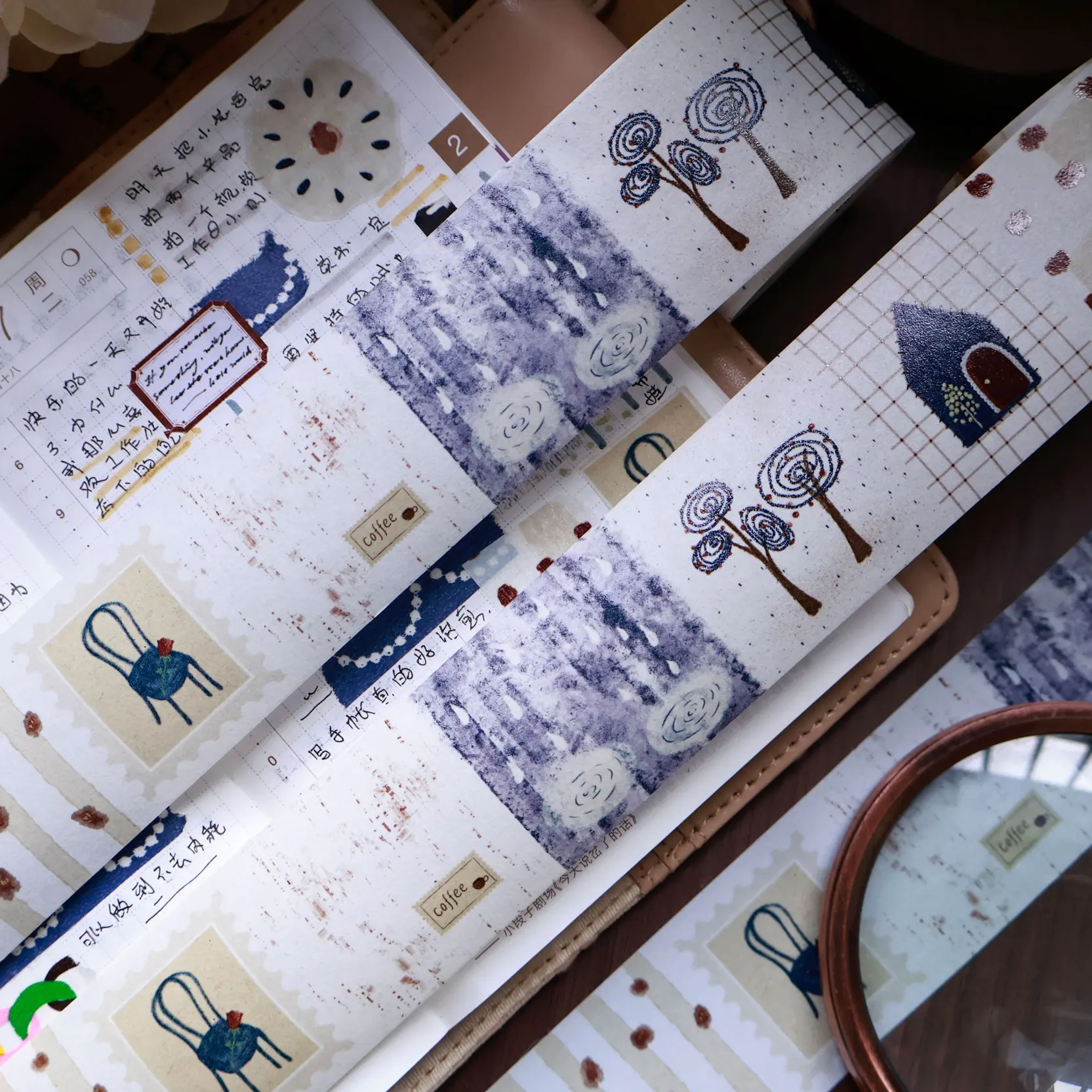 YiEr Studio Vintage Old Melody - Washi Tape Set บทวิจารณ์และราคา
