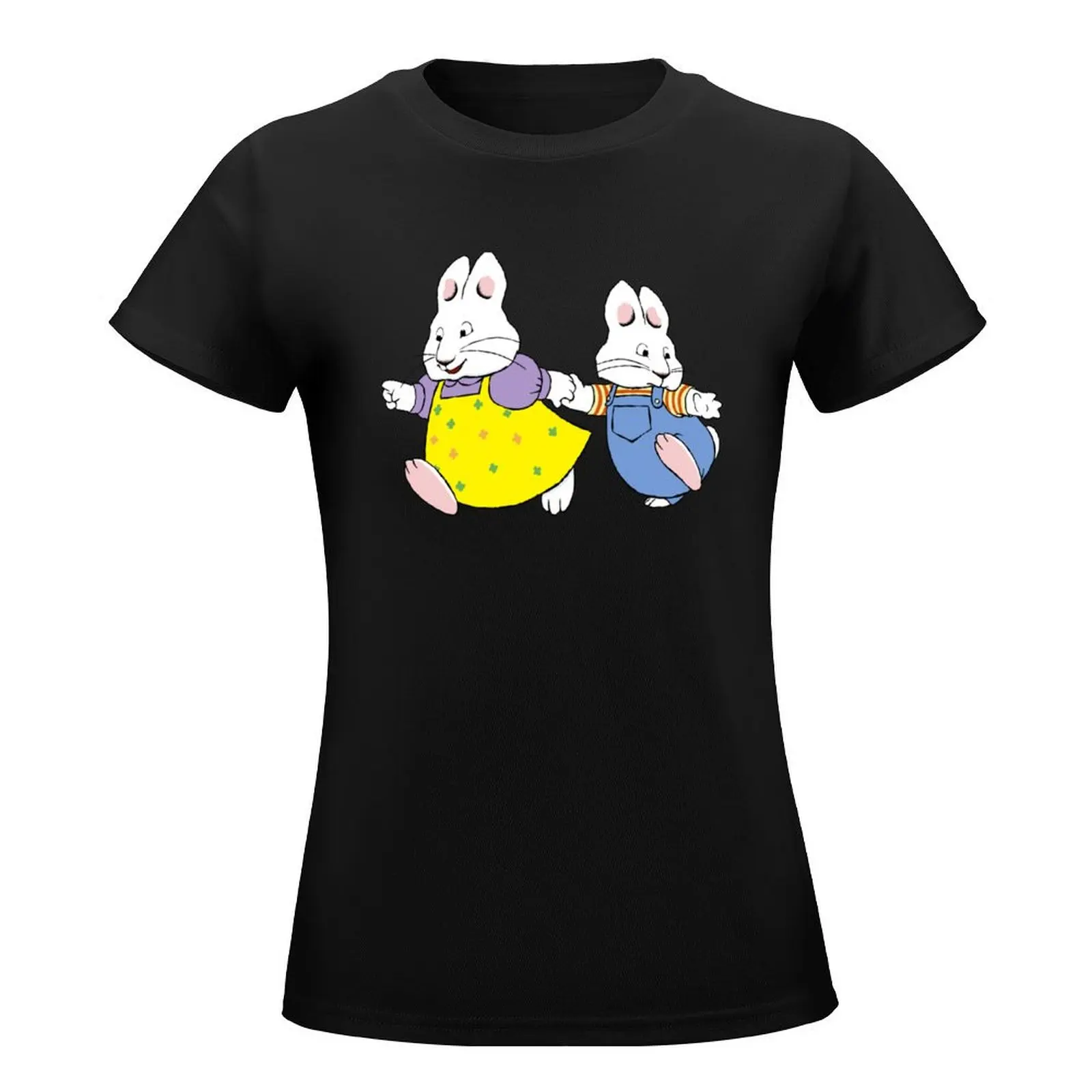 Max and ruby bunny T-Shirt anime clothes korean fashion funny shirts graphic tees t-shirts for Women graphic tees funny