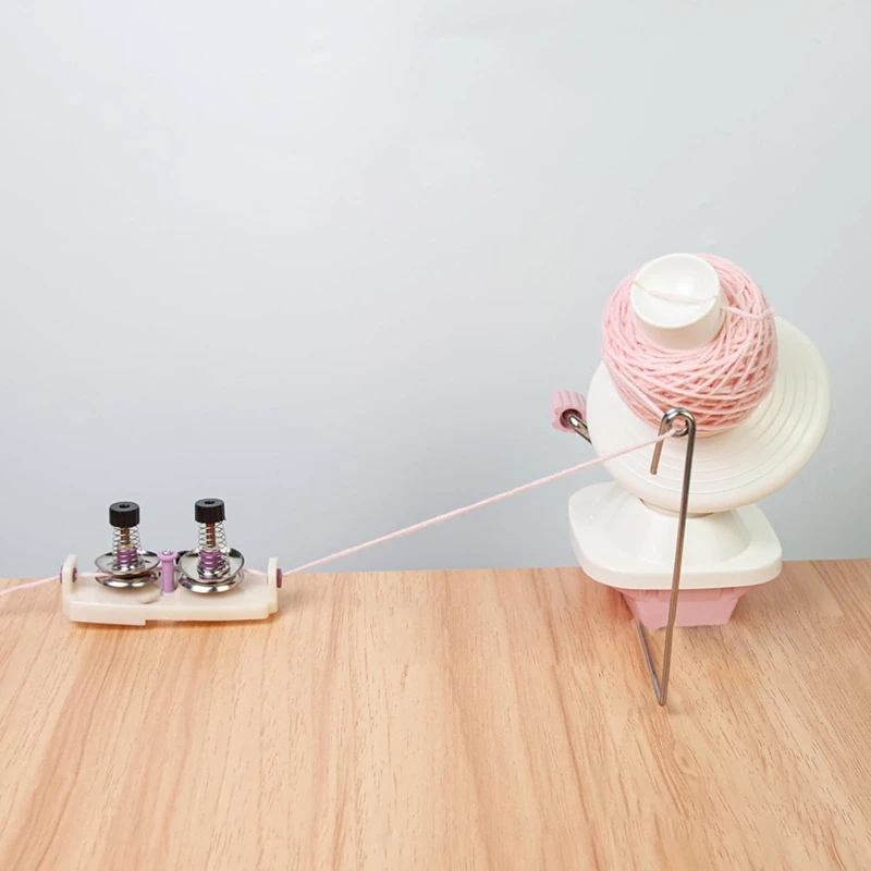 Yarn Winding Guide Manual Yarn Winder With Double Thread Guide For Crocheting, Knitting, And Weaving Projects