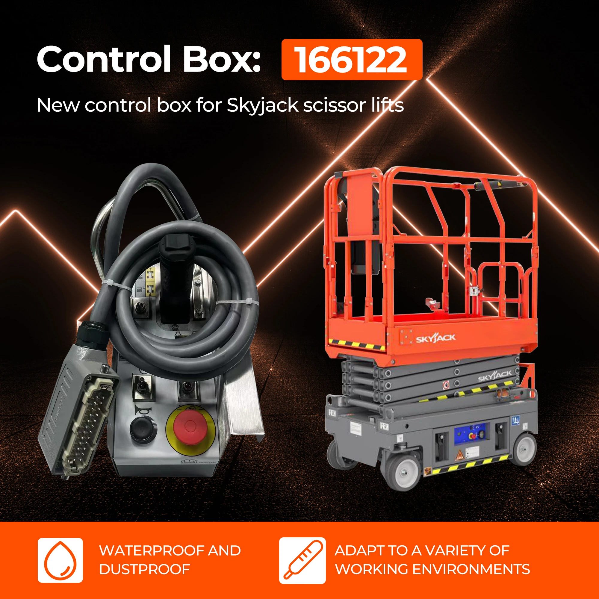 Блок управления 166122, замена для ножничного подъемника Skyjack SJ6826RT SJ6832RT 137798