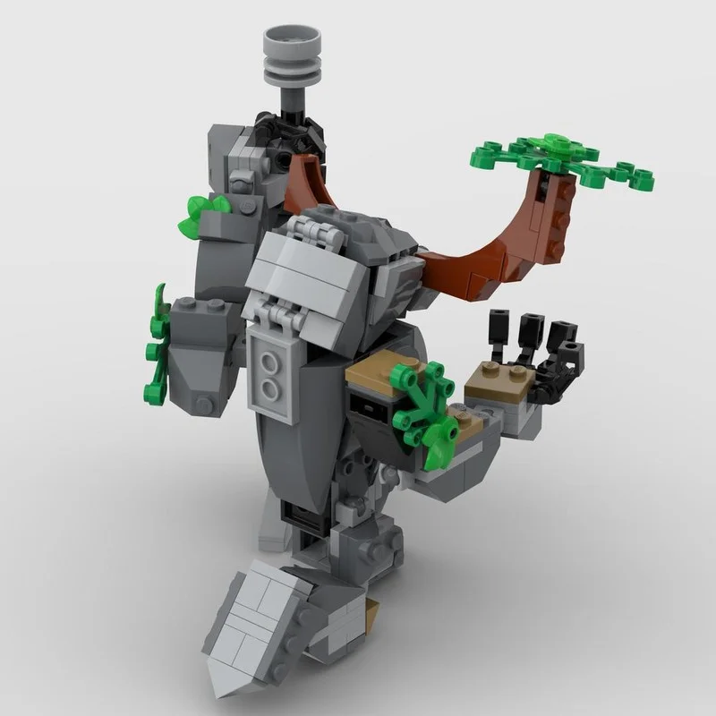 232 Uds. MOC Ninjia bosque modelo gigante arquitectura de bloques de construcción regalos de navidad juguete DIY Idea creativa ladrillo educativo niños