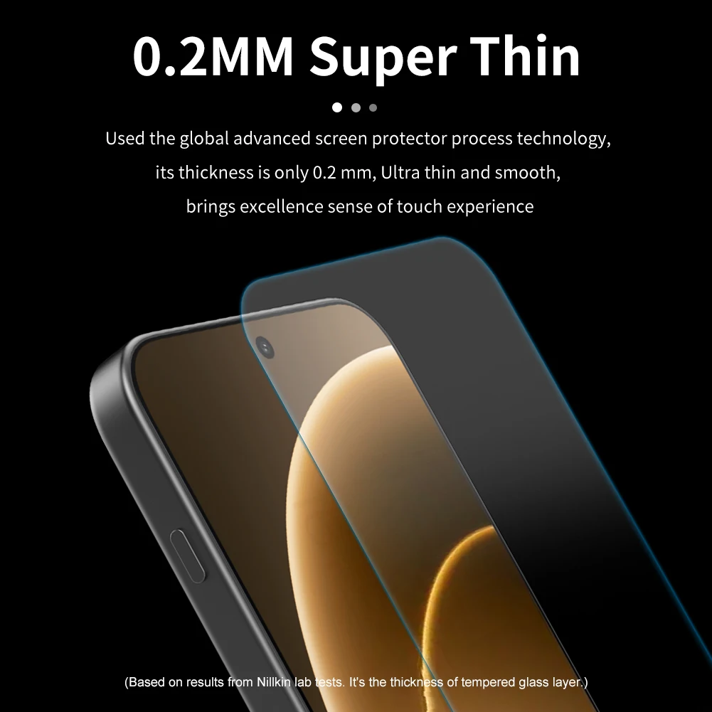 

Nillkin For OnePlus 15 5G Tempered Glass H+PRO 2.5D 9H Hardness 0.2mm Super Thin Anti-Explosion Screen Protector For One Plus 15