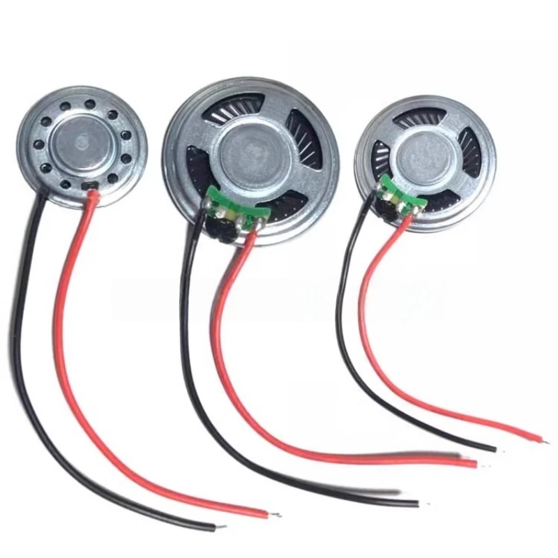 Altavoz pequeño 8R 0,5 W/1 W/2 W/3 W Altavoz electrónico de juguete para perros con cable electrónico de 8 ohmios