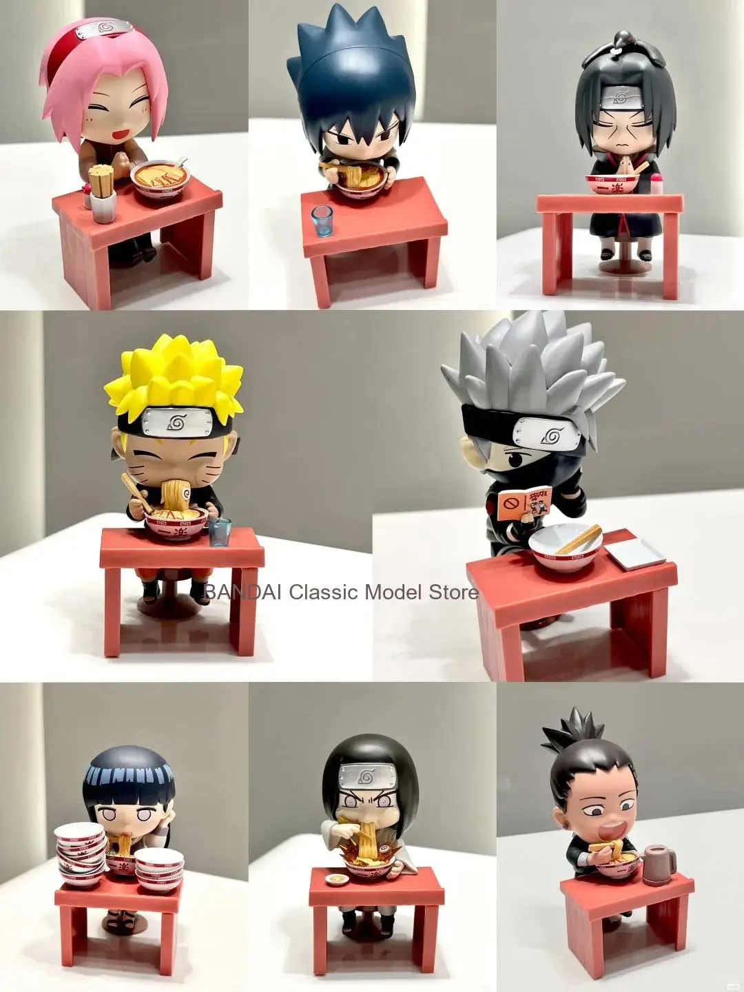 In Stock Genuine Bandai Naruto Breeze Ramen Lamian Noodles Theme Blind Box Figure Model Toys Ornament Holiday Gifts