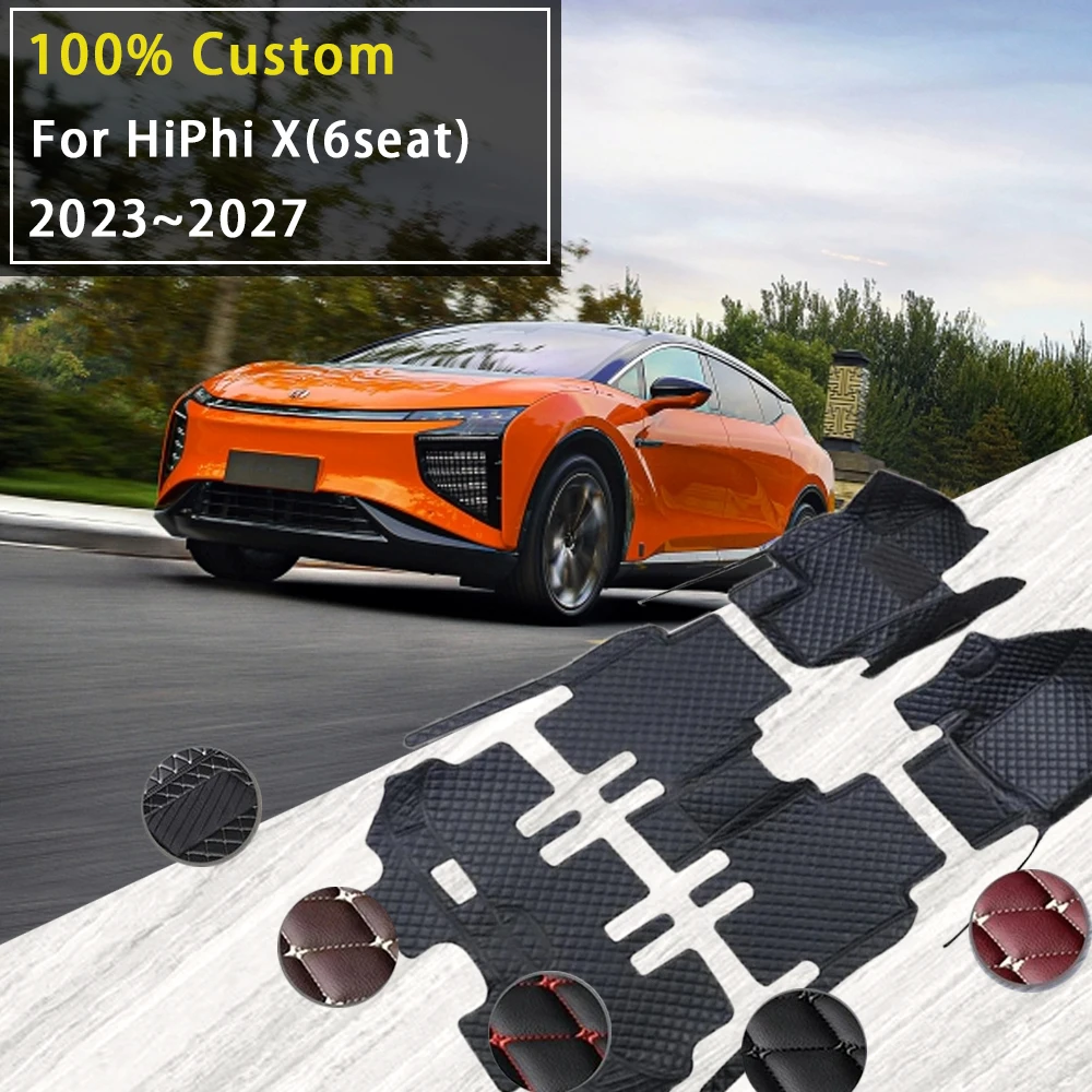 

Car Floor Mats For Human Horizons HiPhi X 2023 2024 2025 2026 2027 Waterproof Pads Foot Carpets Floor Covers Auto Accessories