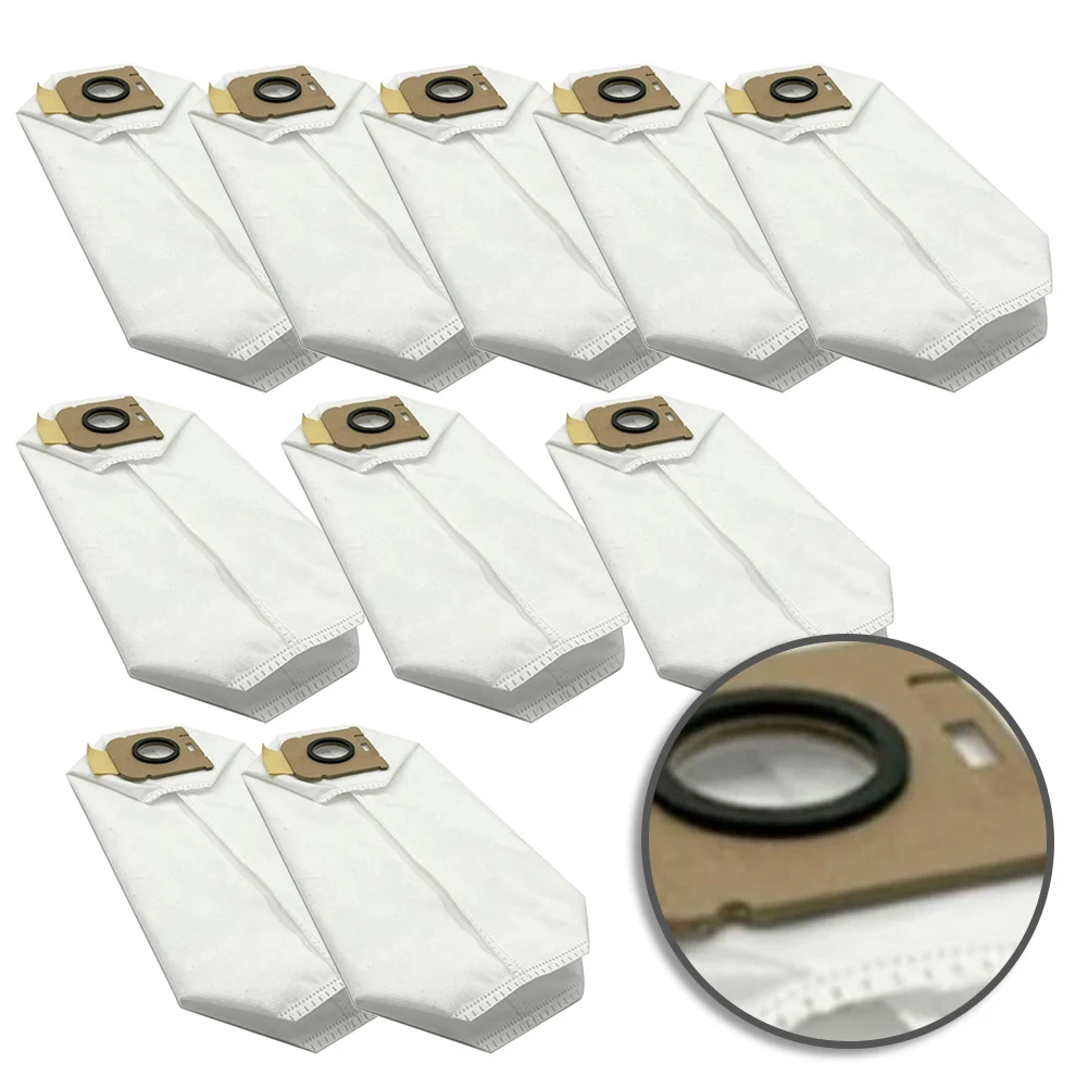 10 Dust Bags Compatible with For DREAME Z20 for Station Robot Vacuum Cleaner Using Dual Layer Filtration Construction