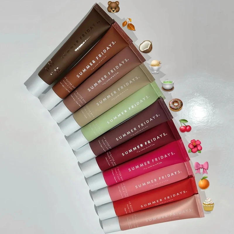 サマーフライデーズ バニラ モイスチャライジング リップバーム メイクアップセット リップビューティント 唇用プランピング エクスフォリエイティング ピンク プランピング グロス オイルケア