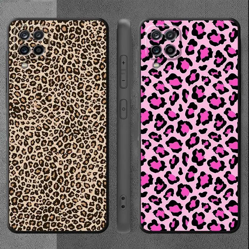 INS Brown Leopard Print Phone Case for Samsung Galaxy A10 A20e A20 A30 A40 A50s A70s A90 A01 A02 A03s A04s A05s A21s A31 A41 TPU