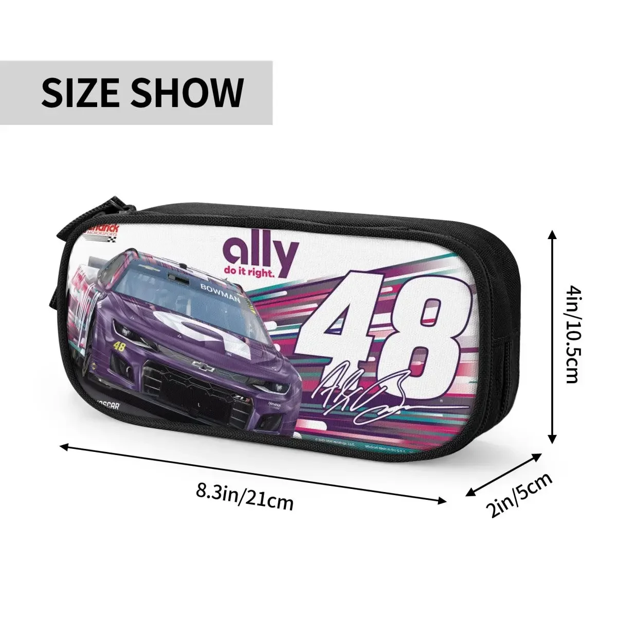 Alex Bowman 48 Big Capacity Pencil Pen Case Office College School Large Storage Bag Pouch Holder Box Organizer