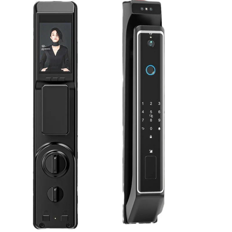 

Indoor fingerprint lock simple and luxurioussmart door wholesale graffiti smart door