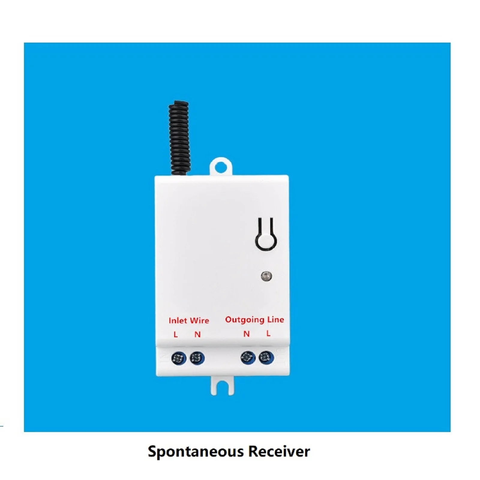 Interruttore di controllo remoto Wireless 433Mhz AC90V-250V modulo trasmettitore ricevitore relè 1CH RF per accessori lampada LED/luce/ventola