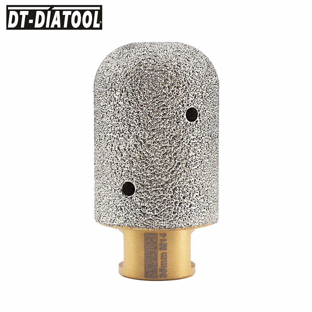 Imagem -06 - Dt-diatool-diamond Milling Bit Telha Rosca M14 Moagem de Pedra Corte Cerâmica Porcelana Mármore Mármore 1035 mm 1pc