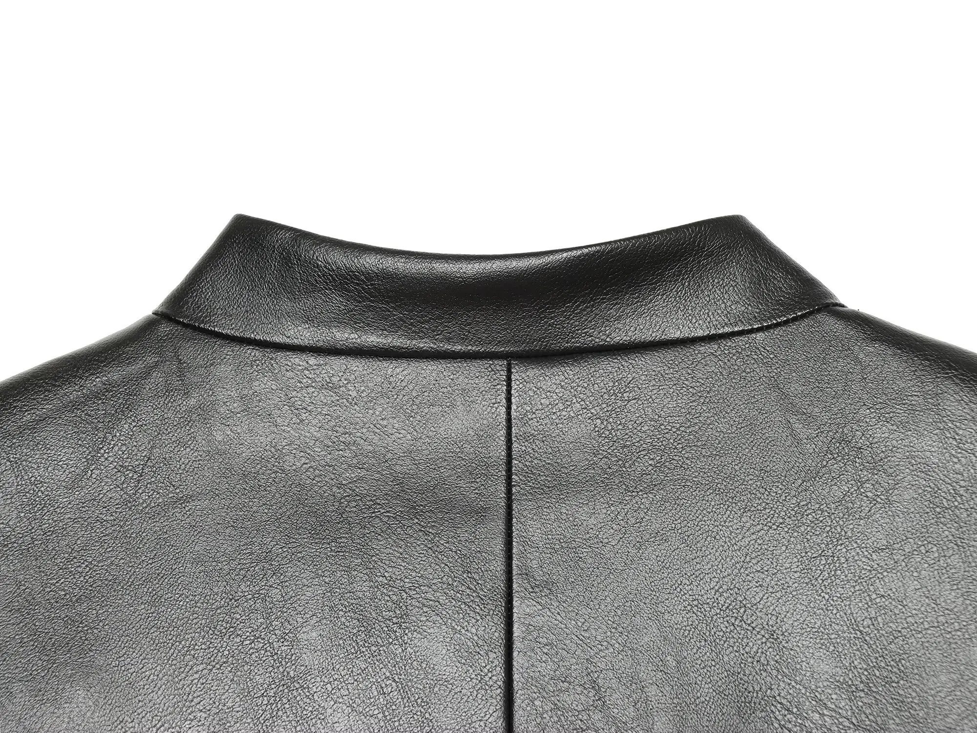 Guobioziy 2026 Fall New Women's Short Jacket with Stand Collar Long Sleeves Button Decoration Street-Style Slim Fit Coat