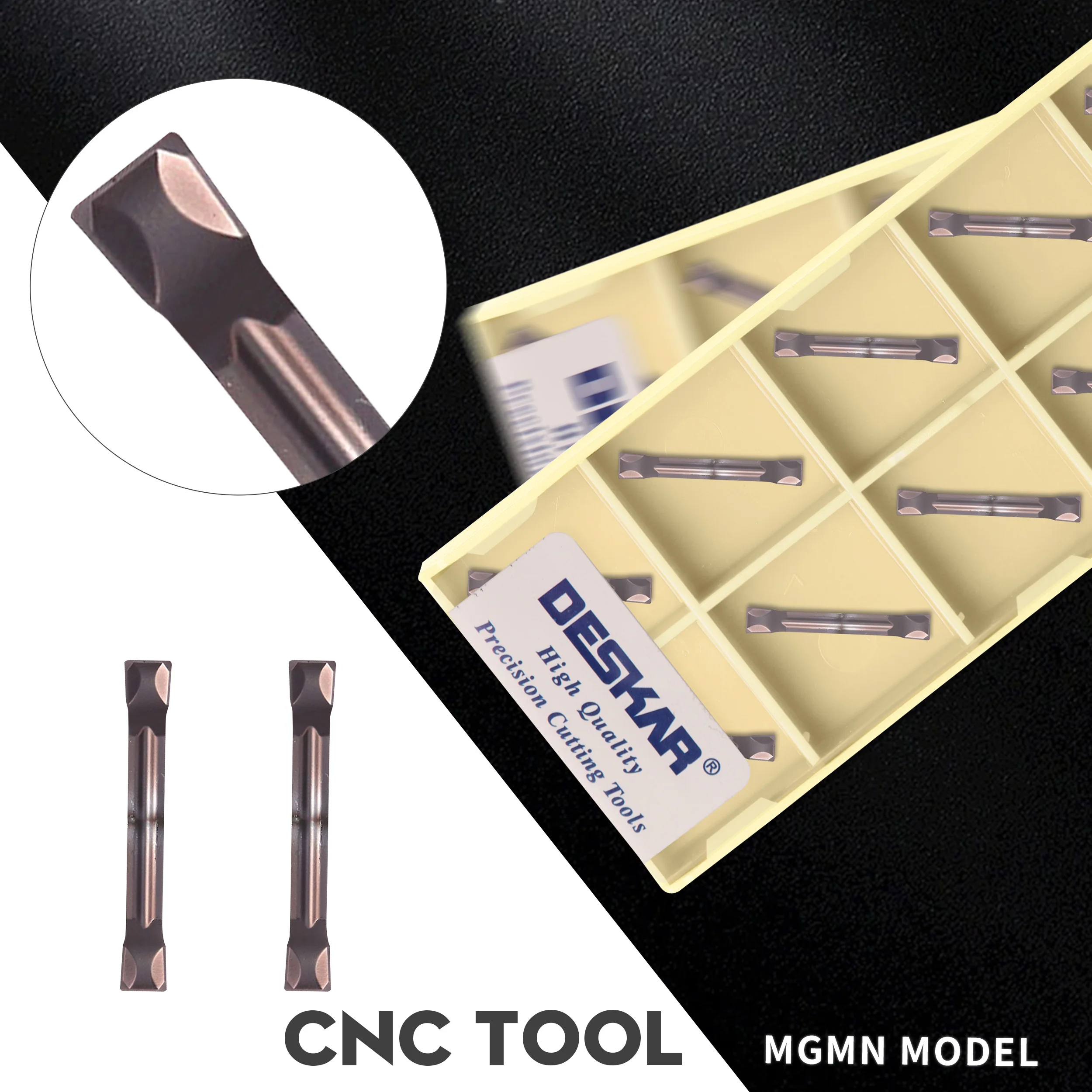 

MGMN300-H LF6018 MGMN400-H LF6018 CNC lathe tools PVD+CVD coating finishing carbide slotting insert Wear-resistant grooving tool