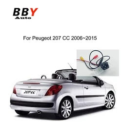 Night Vision Car Rear View Camera For Peugeot 207 CC 2006~2015 Auto Backup License plate camera  (Only Fit For CC rear camera