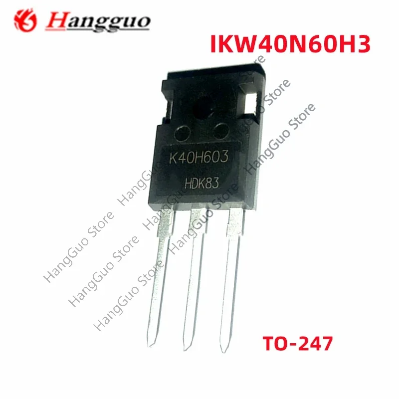 

10pcs/Lot Original IKW40N60H3 K40H603 TO-247 Converter With IGBT Tube 40A 600V