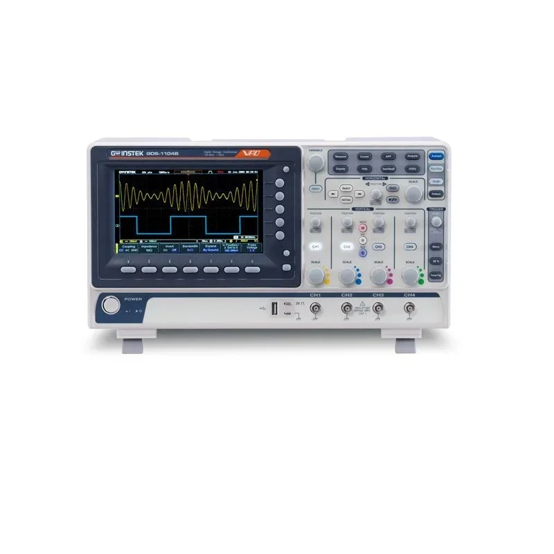 

GWINSTEK GDS1104B Channels 4 Bandwidth 100MHz Digital Storage Oscilloscope with Analog Signal Input Terminals