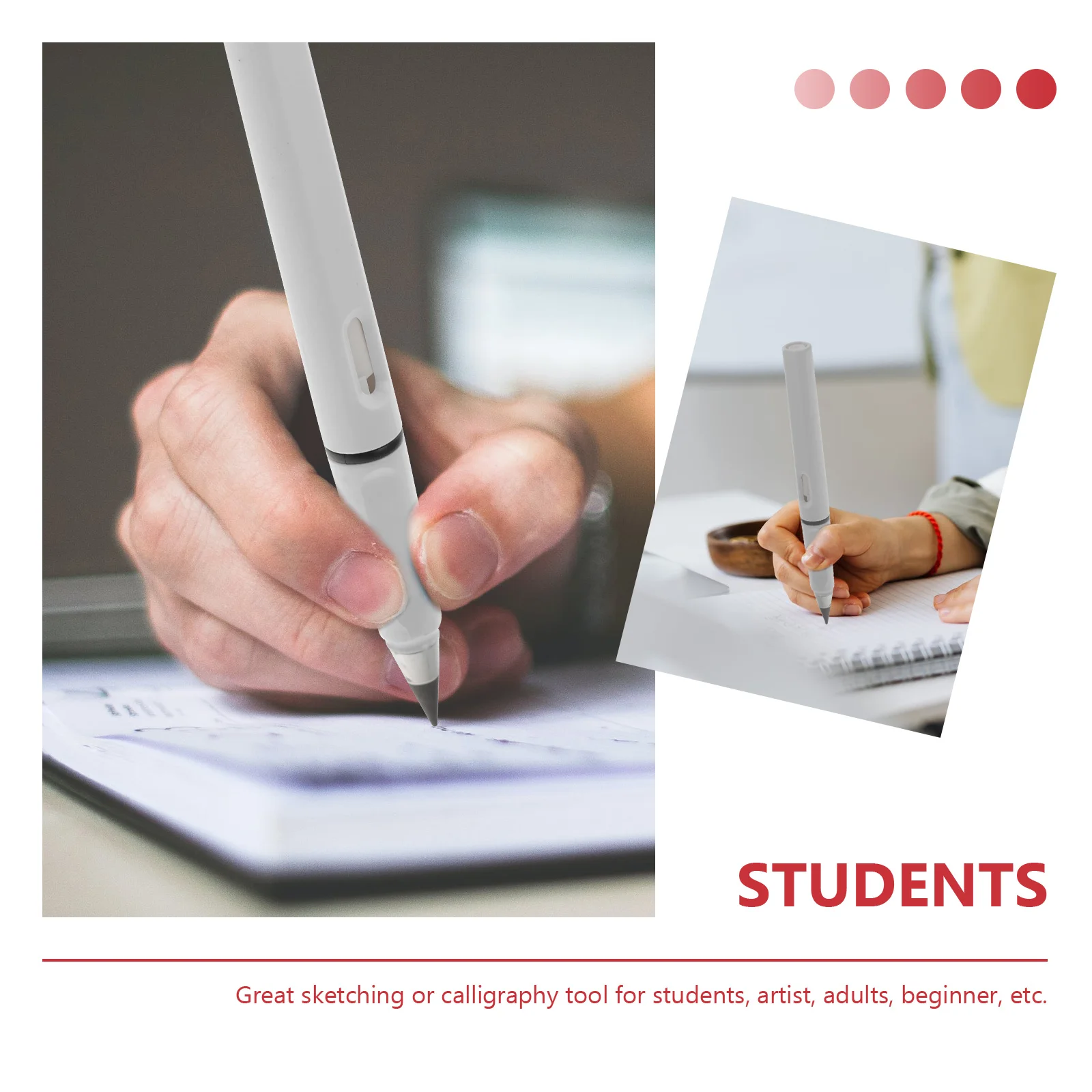 

Inkless Pencils Non Sharpening Pencils for Kids Students Sketching Painting Tools Quality Plastic Material Long Lasting H