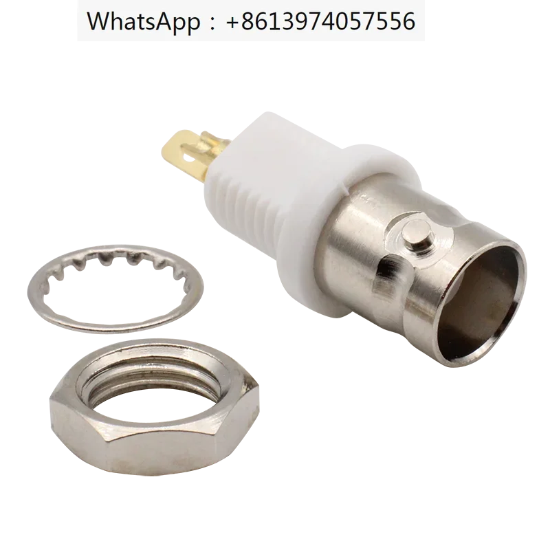 

BNC-KY Installation Connector 50 Ohm Q9 Socket Copper BNC Insulation Mother Base BNC-50KY Insulation 20 Pack