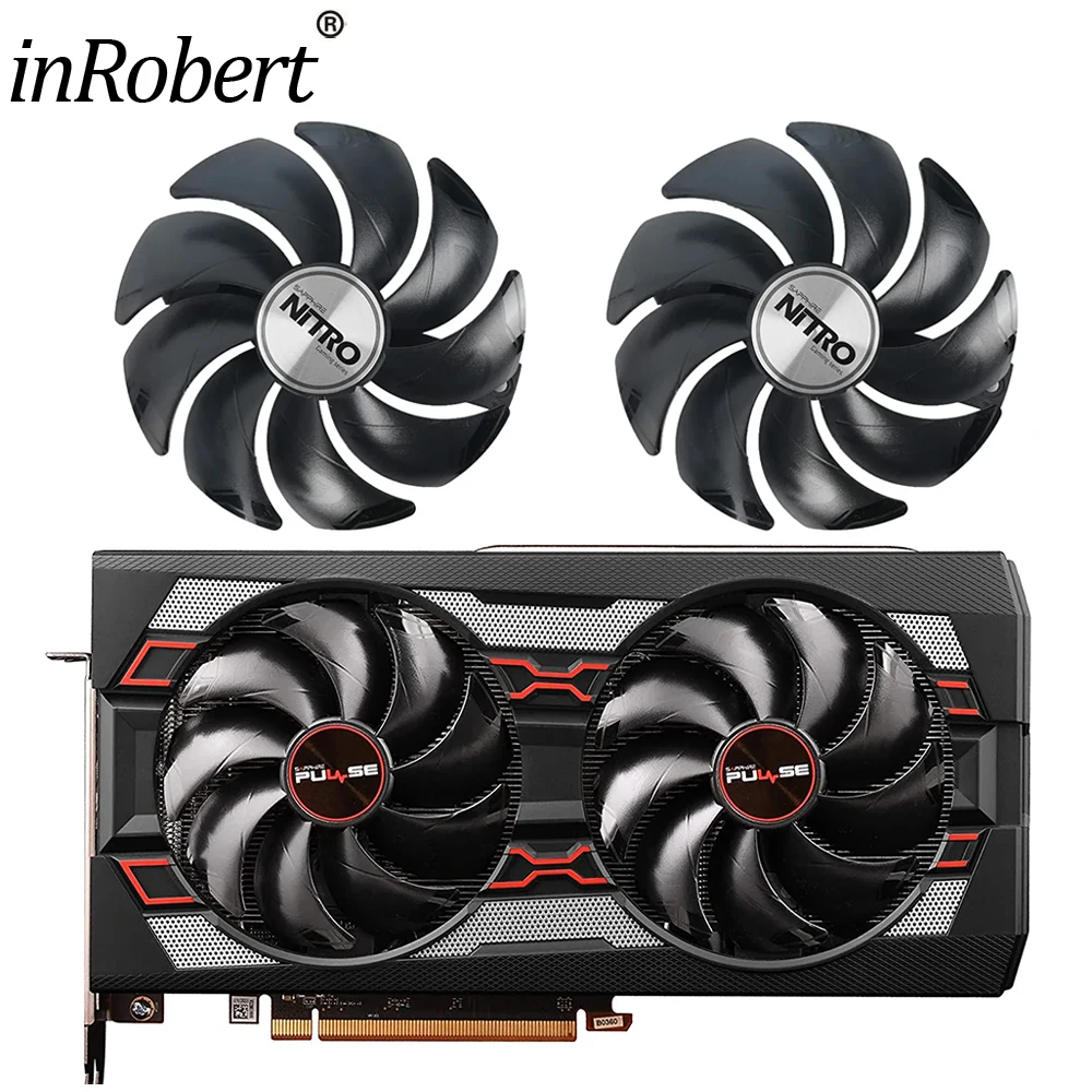 

Вентиляторы для видеокарты Nwe 95 мм FD10015M12D, 6 контактов, замена для Sapphire RX 5500 5600 5700XT, импульсное охлаждение, окарта