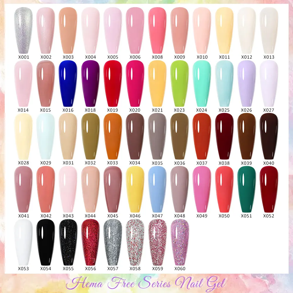 Parkson HEMA Free Gel Nail Polish 8ML Semi Permanent UV LED Healthy Resin Manicure Varnish Full Color Base Top Coat Nail Art