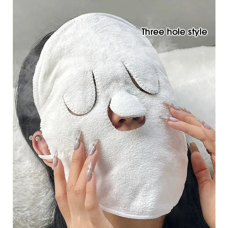 Hot compress towel hanging ear soft skin-friendly steam heating cold hot wet compress irrigation face towel compress face towel