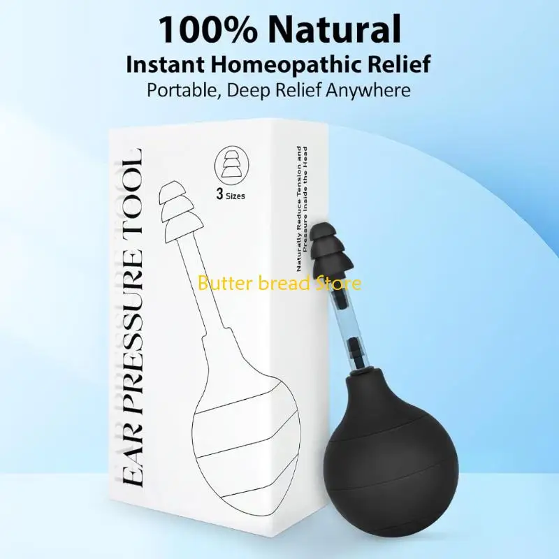 Dispositivo alívio da pressão da orelha W89C Cap para alívio instantâneo dor cabeça com três dicas ouvido ​​e