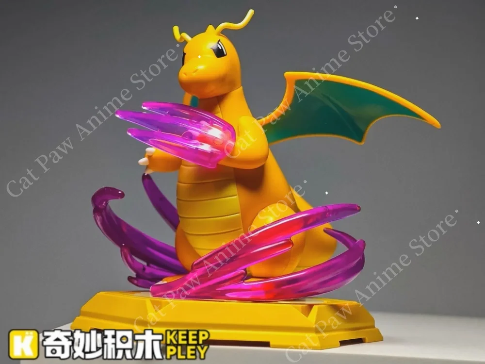 Keeppley Pokemon Figurine Charizard And Dragonite Model Set Educational Building Toy For Boys Girls Ideal Birthday Gift For Kids