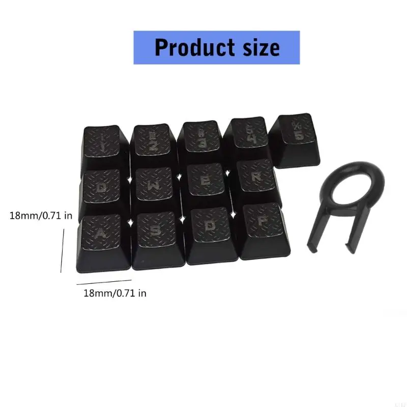 Capas teclas texturizadas para teclados K70 K95 que proporciona excelente durabilidad K1KF