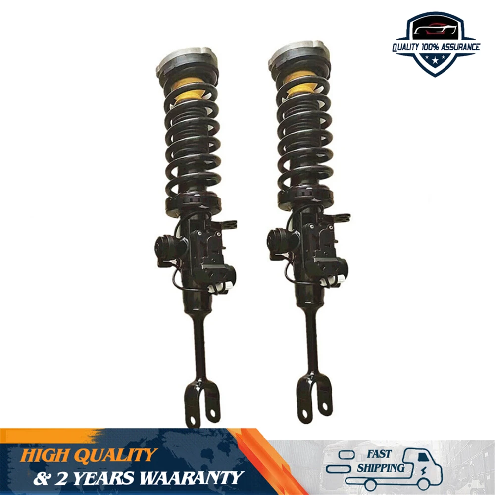 Pair Front Left&Right Shock Strut Assys w/EDC For BMW 5 7 Series F01 F02 F07 535i 550i 740i 750i 37116796925 37116796926