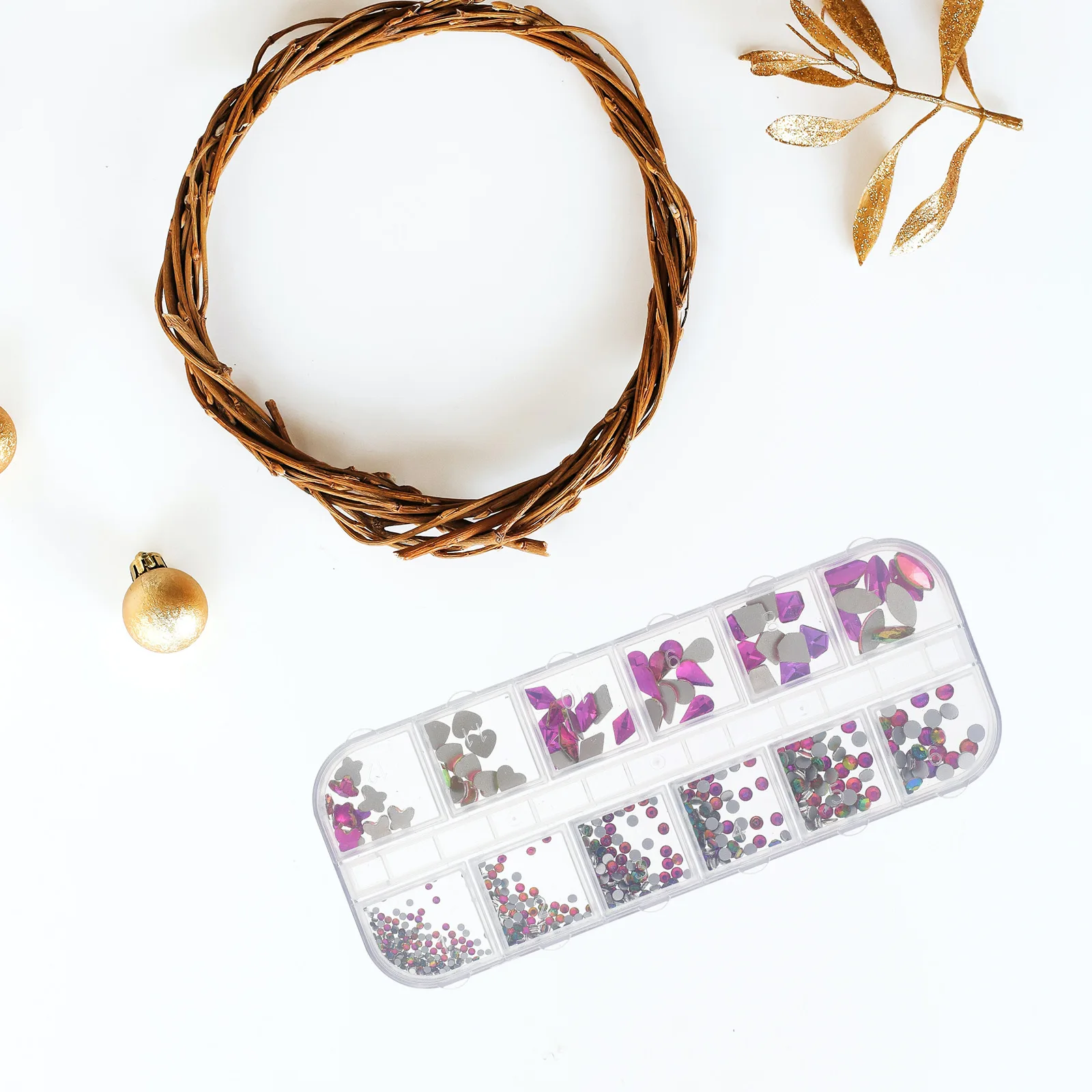 

Resin Nail Art Decorations Assorted Colors Shiny Rhinestones Manicure Charms for Nail Diamond Accessories