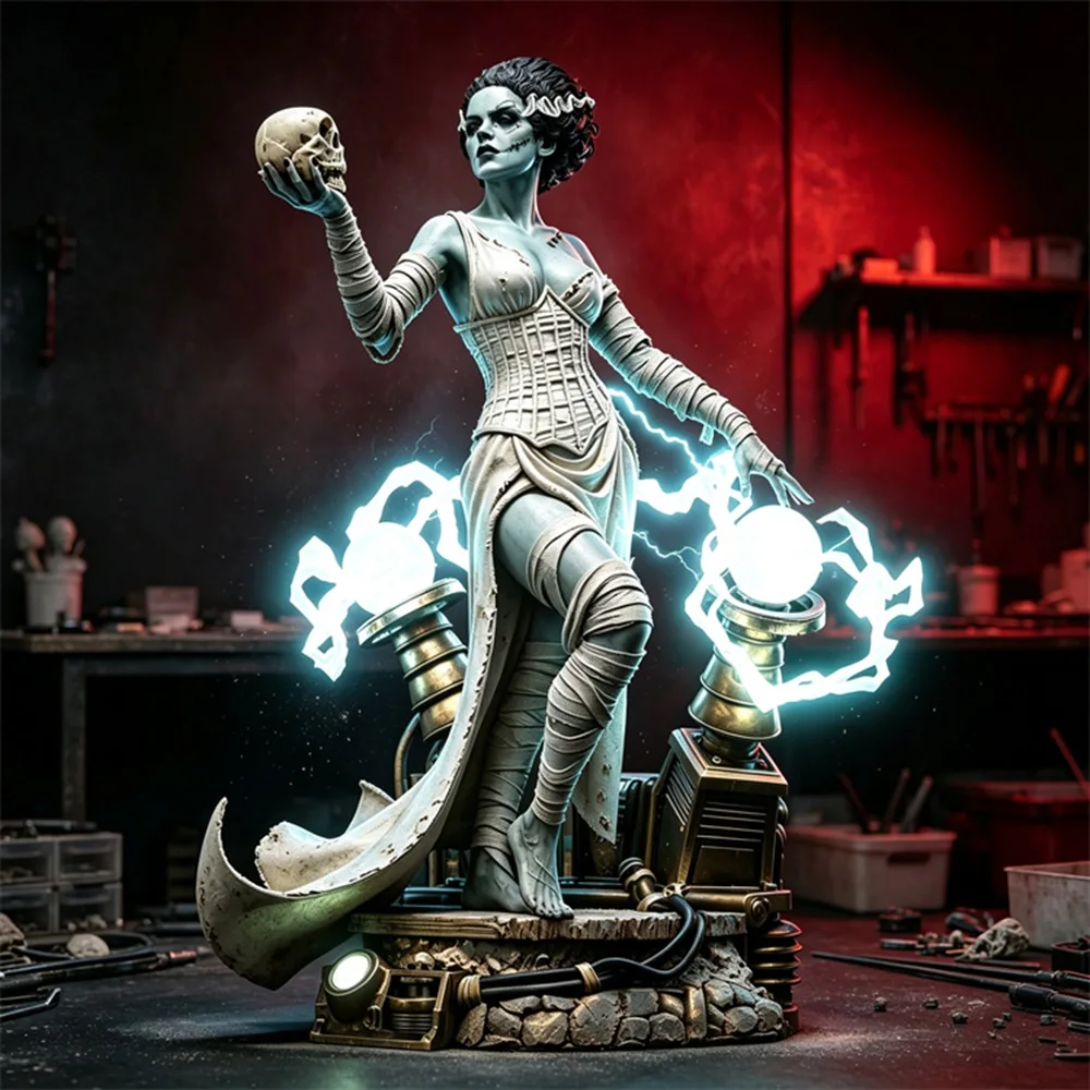 LinDeekin D504 Customized 3D Garage Kits Unpainted Figure GK Models White resin Unassembled Jigsaw puzzle of character models