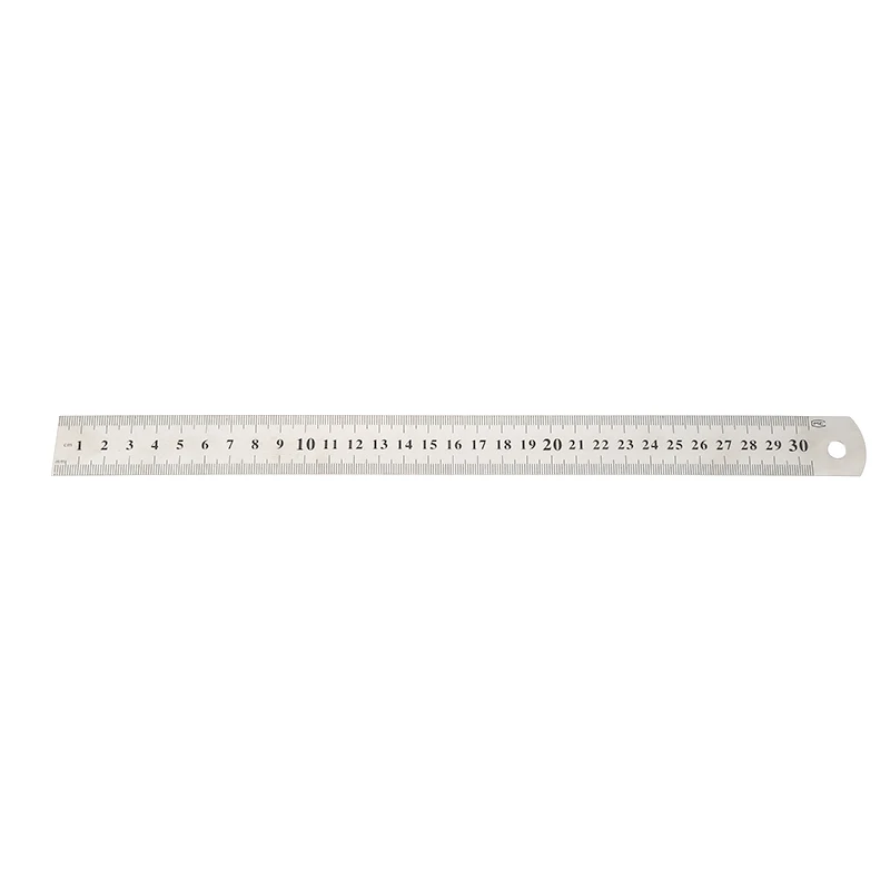 Durable Construction Ruler Double Sided Scale Drawing Tool Precise Measurement Stainless Steel Woodworking Tool High Quality