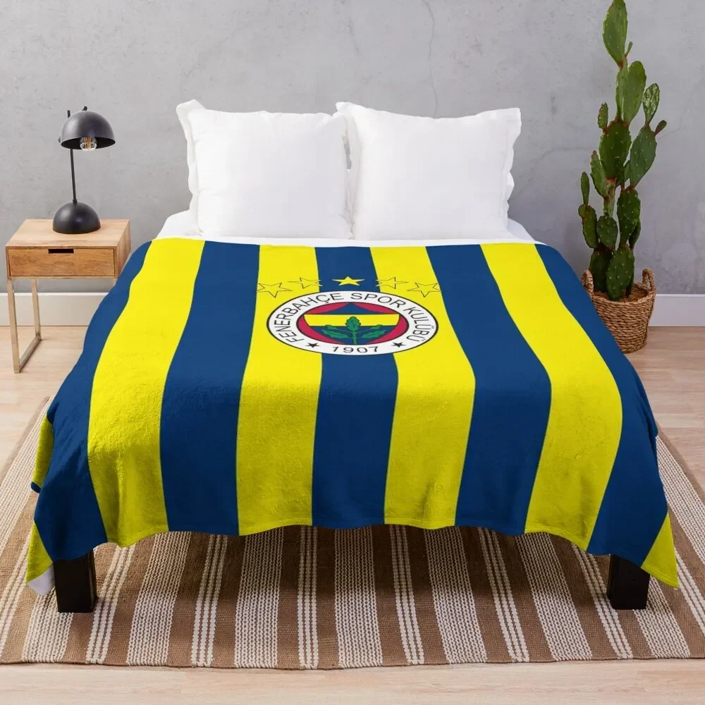 

Fenerbahe Throw Blanket Tourist Retros Blankets