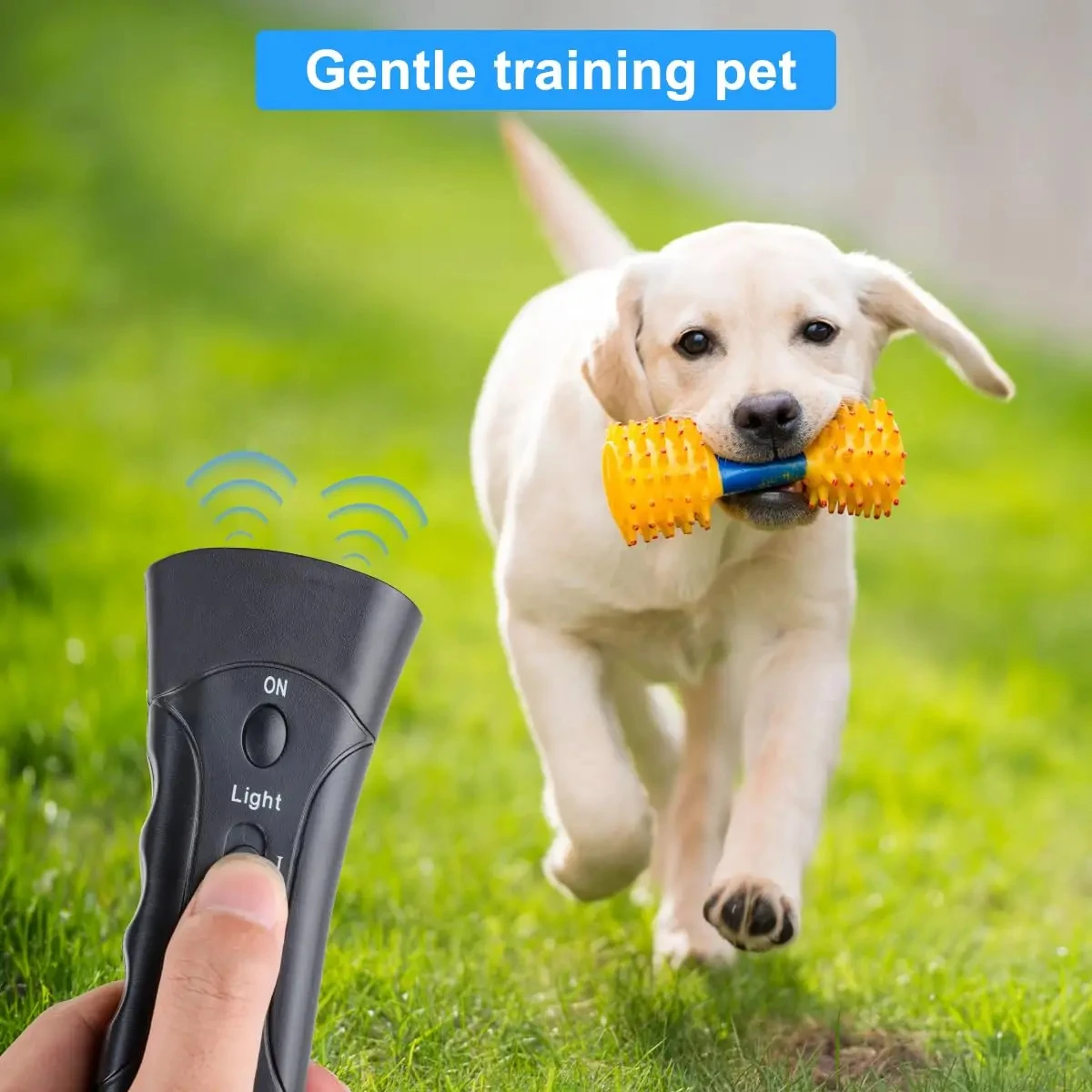 Ultraschall Anti-Bell-Gerät für Hunde Bellstopp-Trainingsgerät mit LED Ohne Batterie – Detail 5